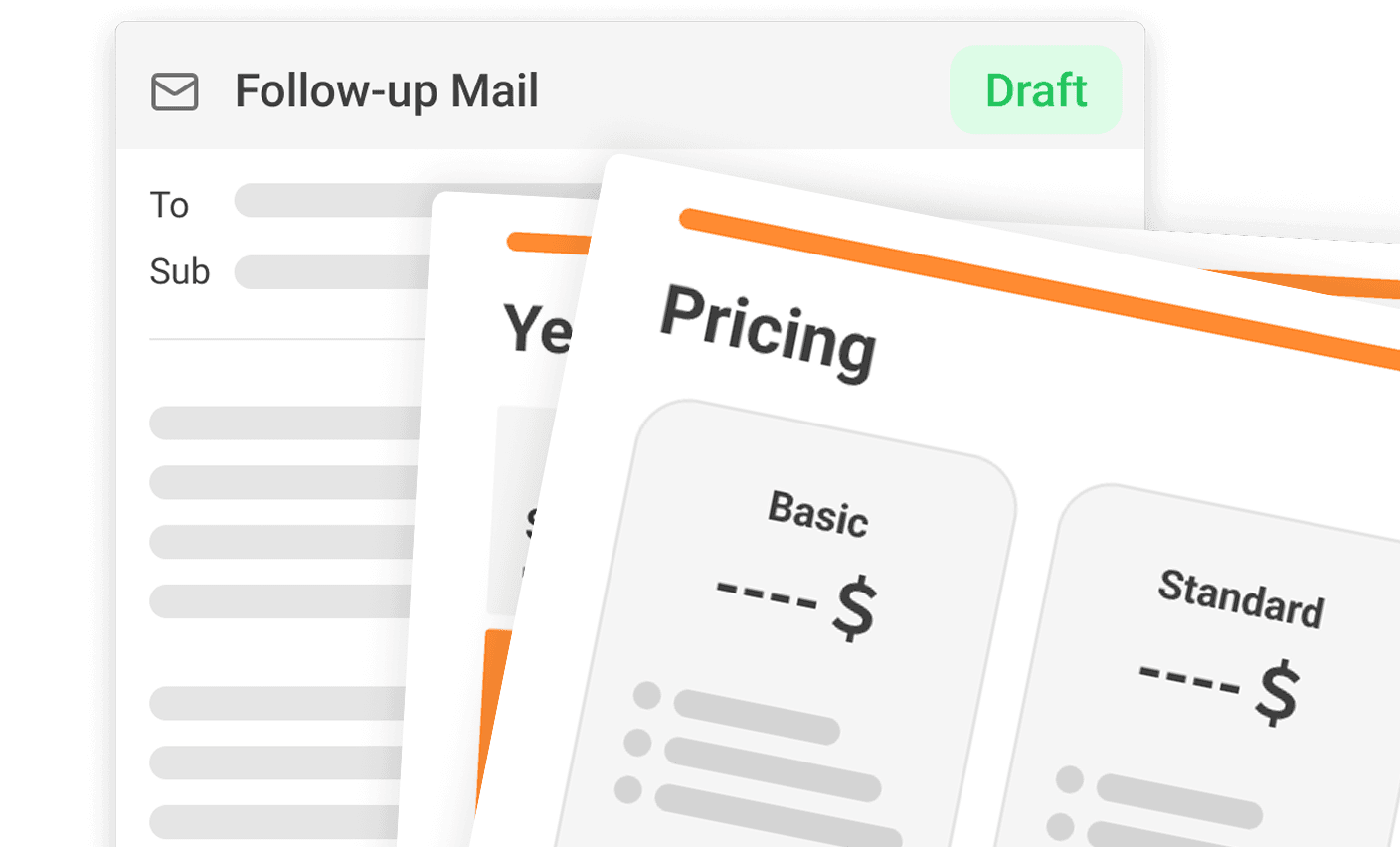 Emails and Proposal Slides