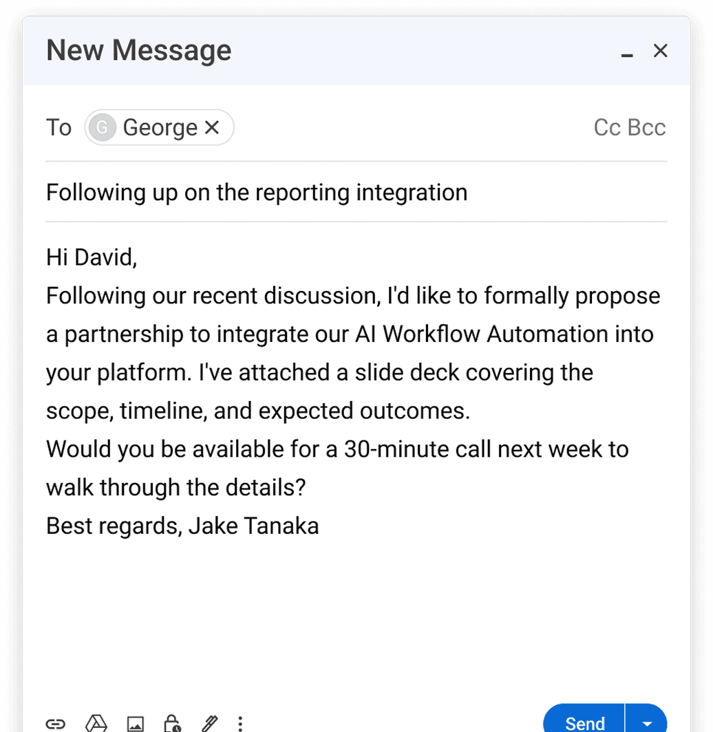 Gmail integration