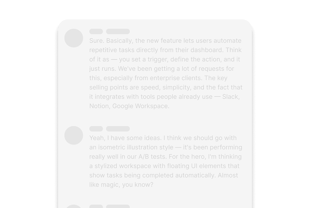 Notetakers mockup